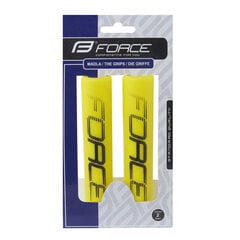 Ручки Force Slick, 125 мм, желтые цена и информация | Велосипедные ручки для руля | pigu.lt
