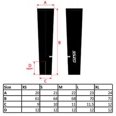 Kojų pašiltinimai Force, juodi цена и информация | Одежда для велосипедистов | pigu.lt