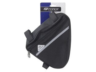 Треугольная сумка на раму Force Classic Eco 1,3 л, черная цена и информация | Сумки, держатели для телефонов | pigu.lt