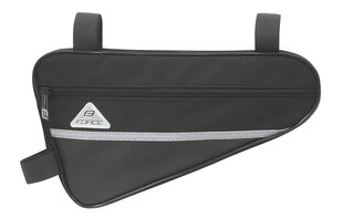 Trikampis rėmo krepšys Force Long Eco 1,3l, juodas kaina ir informacija | Krepšiai, telefonų laikikliai | pigu.lt