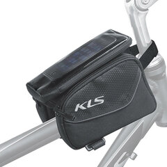 Велосипедная корзина на раму KLS Alpha с держателем для телефона, 0.9 л цена и информация | Сумки, держатели для телефонов | pigu.lt