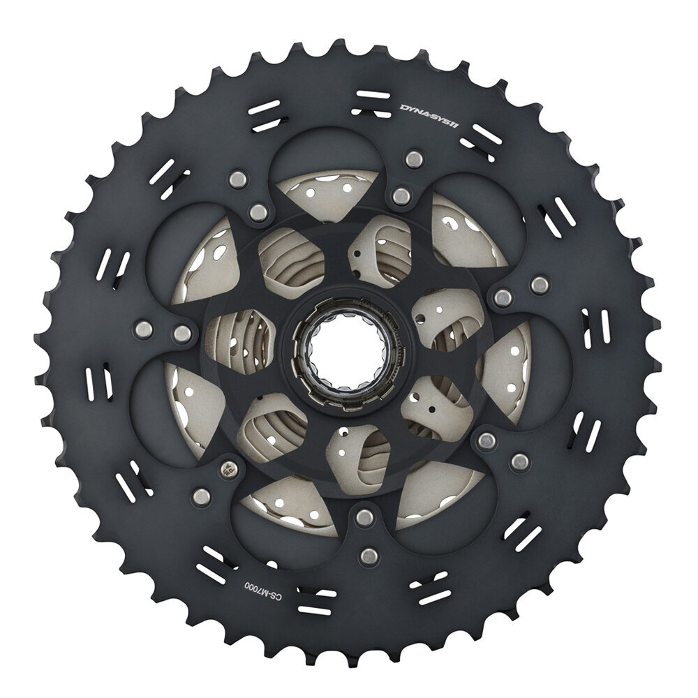 Galinis žvaigždžių blokas Shimano SLX M7000 11-46T, 11 pavarų kaina ir informacija | Kitos dviračių dalys | pigu.lt