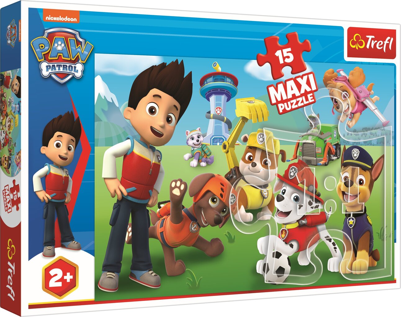 TREFL PAW PATROL 15 det. dėlionė „Šuniukai-patruliai“, 15 det. kaina ir informacija | Dėlionės (puzzle) | pigu.lt