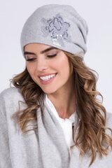 Moteriška kepurė Kamea Lajla*02, šviesiai pilka kaina ir informacija | Kepurės moterims | pigu.lt