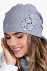 Moteriška kepurė Kamea Hestia*03, šviesiai pilka kaina ir informacija | Kepurės moterims | pigu.lt