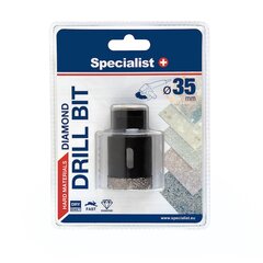 Deimantinis grąžtas Specialist+ D35 M14 kaina ir informacija | Mechaniniai įrankiai | pigu.lt