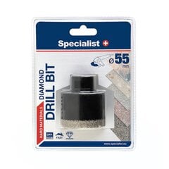 Deimantinis grąžtas Specialist+ D55 M14 kaina ir informacija | Mechaniniai įrankiai | pigu.lt