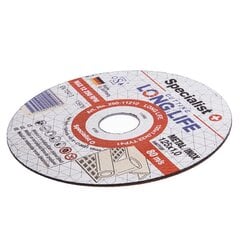 Pjovimo diskas Specialist+ Long Life 125x1x22 mm kaina ir informacija | Mechaniniai įrankiai | pigu.lt