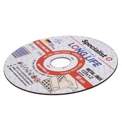 Pjovimo diskas Specialist+ Long Life 125x1,2x22 mm цена и информация | Механические инструменты | pigu.lt