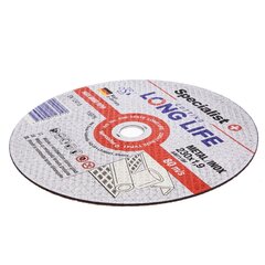 Pjovimo diskas Specialist+ Long Life 230x1,9x22 mm kaina ir informacija | Mechaniniai įrankiai | pigu.lt