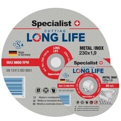 Metalo pjovimo diskas Long Life 350x4x25,4 mm kaina ir informacija | Mechaniniai įrankiai | pigu.lt