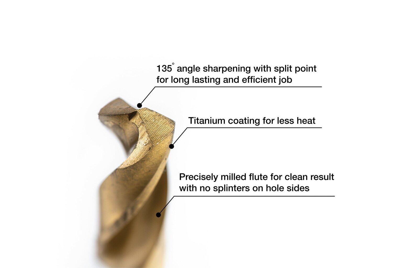 Metalinis grąžtas Specialist+ Titan, 1.5 mm, 2 vnt цена и информация | Mechaniniai įrankiai | pigu.lt