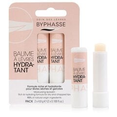 Lūpų balzamas Byphasse Moisturising Lip Balm, 2 x 4,8 g kaina ir informacija | Lūpų dažai, blizgiai, balzamai, vazelinai | pigu.lt