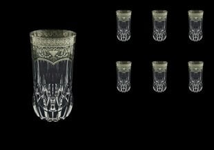 Комплект стаканов для воды Adagio Flora´s Empire G. Crystal Light 6шт, 400 мл. цена и информация | Стаканы, фужеры, кувшины | pigu.lt