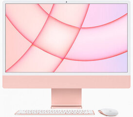 Apple iMac 24” M1 8/512ГБ Pink INT MGPN3ZE/A цена и информация | Стационарные компьютеры | pigu.lt