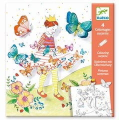 Spalvinimo rinkinys Djeco Mergaitė su drugeliais DJ09629 kaina ir informacija | Piešimo, tapybos, lipdymo reikmenys | pigu.lt