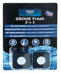 Grohe Fresh WC tabletės, 2 x 50 g, 31486001 kaina ir informacija | Valikliai | pigu.lt