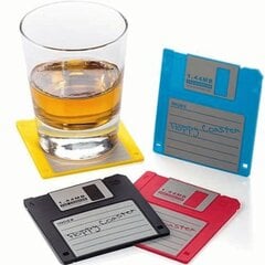 Силиконовые подставки Floppy disk, 6 шт. цена и информация | Другие оригинальные подарки | pigu.lt