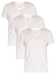 Marškinėliai vyrams Calvin Klein, balti, 3 vnt. kaina ir informacija | Vyriški marškinėliai | pigu.lt