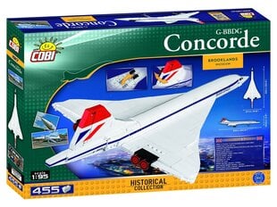 Konstruktorius Cobi Concorde G-BBDG, 1/95, 1917 kaina ir informacija | Konstruktoriai ir kaladėlės | pigu.lt