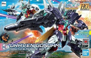 Plastikinis surenkamas Gunpla modelis Uraven Gundam, 1/144, 59223 kaina ir informacija | Lavinamieji žaislai | pigu.lt