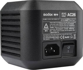 Godox AC26, адаптер питания переменного тока AD600PRO цена и информация | Зарядные устройства для видеокамер | pigu.lt