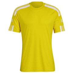 Marškinėliai Adidas Squadra 21, geltoni kaina ir informacija | Futbolo apranga ir kitos prekės | pigu.lt