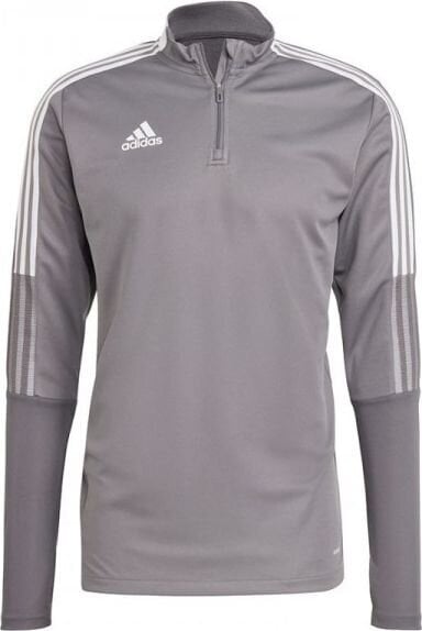 Džemperis Adidas Tiro 21, pilkas цена и информация | Futbolo apranga ir kitos prekės | pigu.lt