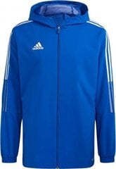 Куртка Adidas Tiro 21, синяя цена и информация | Футбольная форма и другие товары | pigu.lt