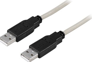 Deltaco, USB-A, 3 m kaina ir informacija | Kabeliai ir laidai | pigu.lt