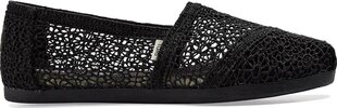 Espadrilės moterims Toms Moroccan Crochet Classics, juodos kaina ir informacija | Bateliai moterims | pigu.lt