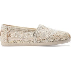 Espadrilės moterims Toms Moroccan Crochet Classics, smėlio spalvos kaina ir informacija | Bateliai moterims  | pigu.lt