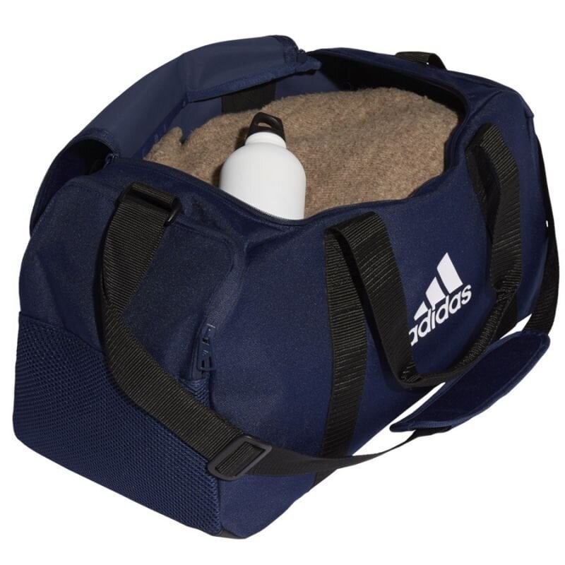 Sportinis krepšys Adidas Tiro Duffel Bag S GH7274, mėlynas kaina ir informacija | Kuprinės ir krepšiai | pigu.lt