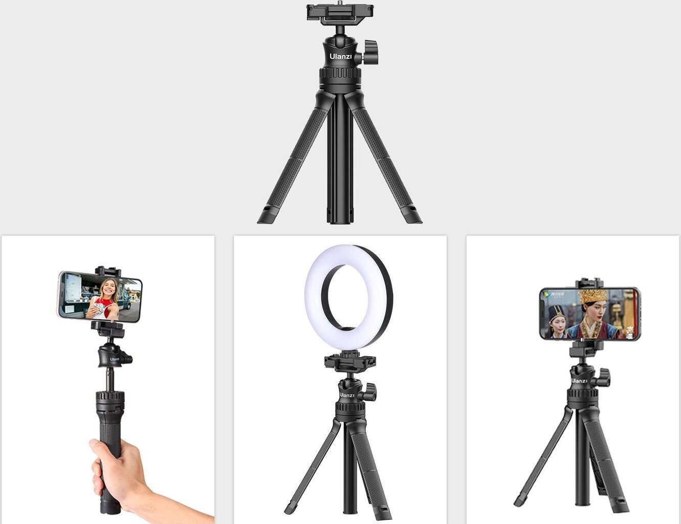 Ulanzi MT-34 kaina ir informacija | Asmenukių lazdos (selfie sticks) | pigu.lt