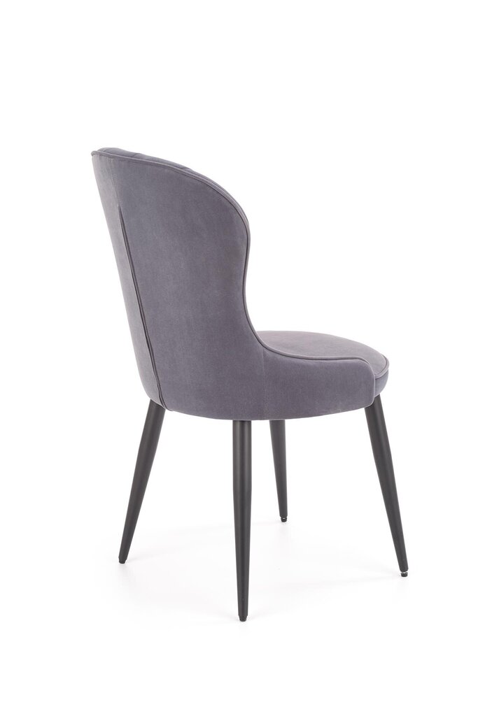 2-jų kėdžių komplektas Halmar K366, pilkas kaina ir informacija | Virtuvės ir valgomojo kėdės | pigu.lt
