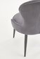 2-jų kėdžių komplektas Halmar K366, pilkas kaina ir informacija | Virtuvės ir valgomojo kėdės | pigu.lt