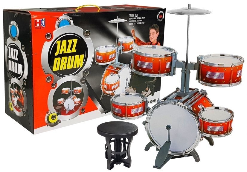 Vaikiški būgnai "Jazz Drum" kaina ir informacija | Lavinamieji žaislai | pigu.lt