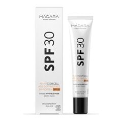 Veido kremas nuo saulės Madara SPF 30, 40 ml kaina ir informacija | Kremai nuo saulės | pigu.lt