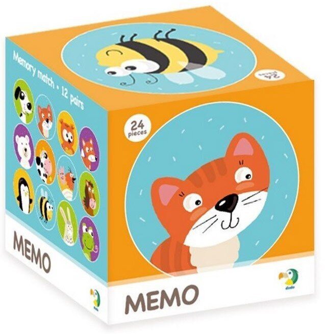 Atminties žaidimas Dodo Gyvūnai (3+) kaina ir informacija | Lavinamieji žaislai | pigu.lt