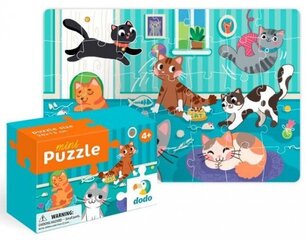 Mini dėlionė Dodo Pašėlę kačiukai, 35d., 300284 kaina ir informacija | Dėlionės (puzzle) | pigu.lt