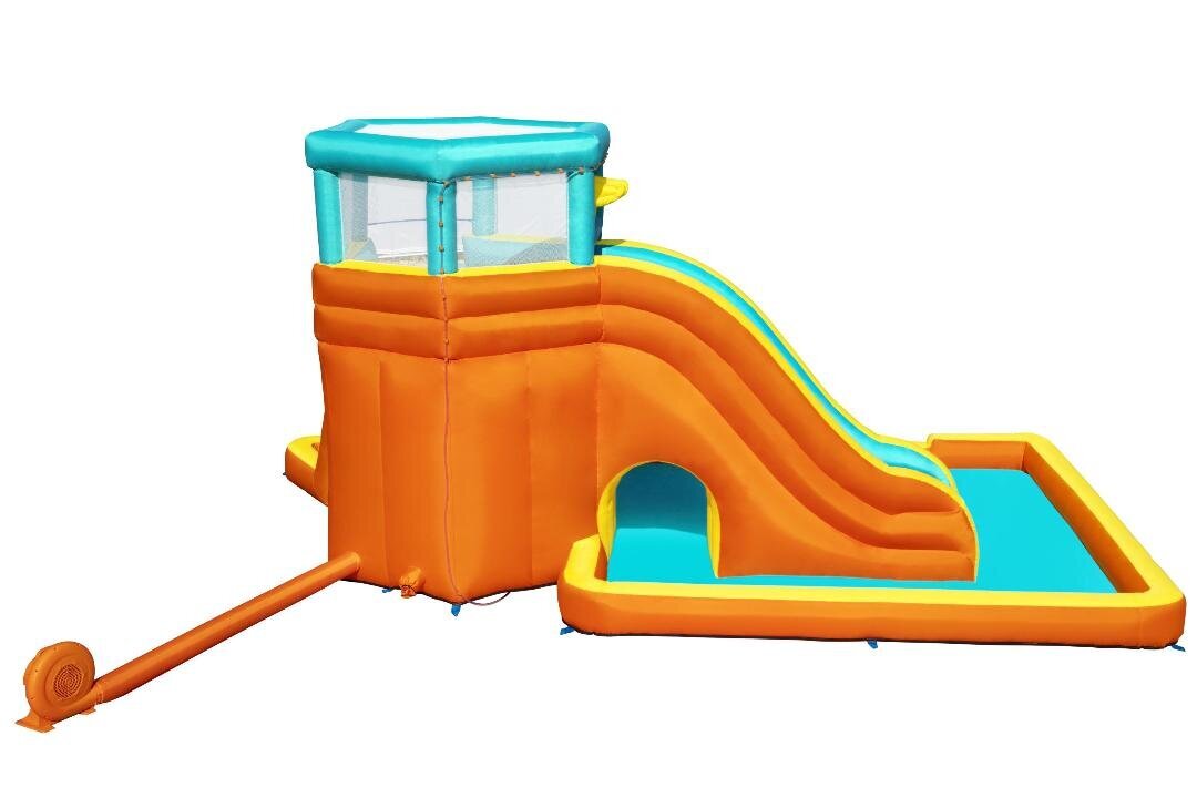 BESTWAY pripučiamas žaidimų centras Tidal Tower Mega Water Park, 5.65m x 3.73m x 2.65m kaina ir informacija | Pripučiamos ir paplūdimio prekės | pigu.lt