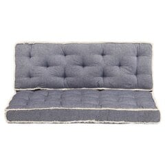vidaXL Pagalvių sofai iš palečių rinkinys, 2 dalių, mėlynos spalvos  цена и информация | Подушки, наволочки, чехлы | pigu.lt