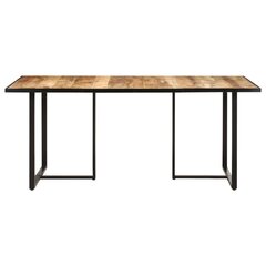 Valgomojo stalas, 180 cm, rudas kaina ir informacija | Virtuvės ir valgomojo stalai, staliukai | pigu.lt
