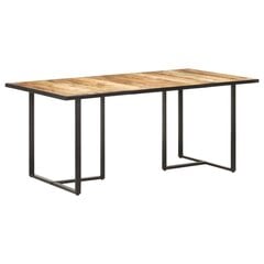 Valgomojo stalas, 180 cm, rudas kaina ir informacija | Virtuvės ir valgomojo stalai, staliukai | pigu.lt