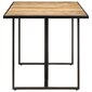 Valgomojo stalas, 200 cm, rudas цена и информация | Virtuvės ir valgomojo stalai, staliukai | pigu.lt