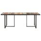 Valgomojo stalas, 200 cm, rudas kaina ir informacija | Virtuvės ir valgomojo stalai, staliukai | pigu.lt