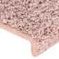 Laiptų kilimėliai, 65x25 cm, 15 vnt, balti ir rožiniai kaina ir informacija | Kilimai | pigu.lt