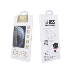 Защитное стекло дисплея 10D Full Glue Xiaomi Redmi Note 10 5G, черное цена и информация | Защитные пленки для телефонов | pigu.lt