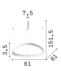 Настенный светильник Flash_AP1_Cromo цена и информация | Люстры | pigu.lt