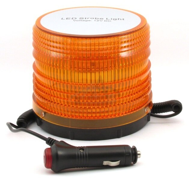 Car Light oranžinis švyturėlis LED72 (prideg.) цена и информация | Automobilių 12V el. priedai | pigu.lt